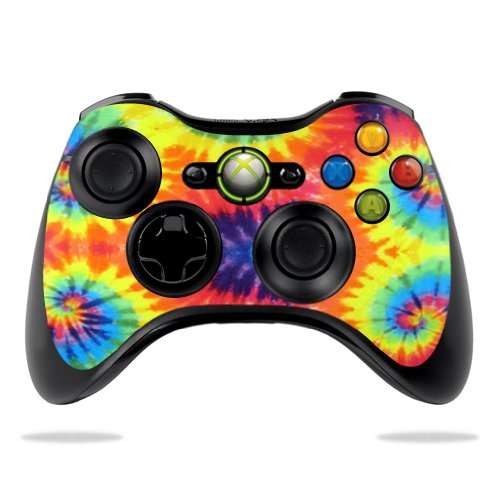 MightySkins Skin Compatible with Microsoft Xbox 360 Controller - Tie Dye 2 | Protective, Durable, and Unique Vinyl Decal wrap Cover | Easy to Apply, Remove, and Change Styles | Made in The USA 1