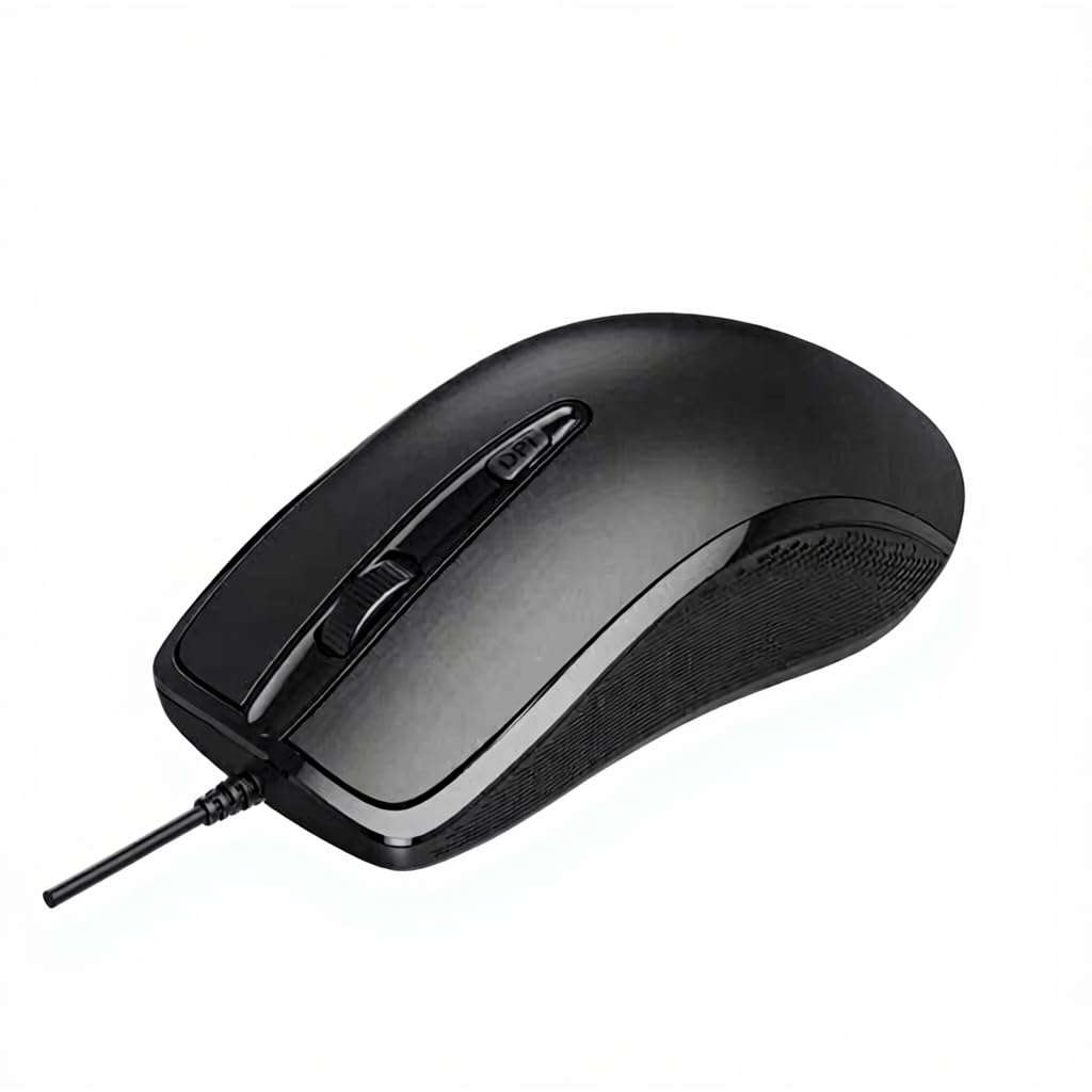 SNAPPSY Game Wired Luminous Mouse with USB Interface | Silent Precise Control for Desktop Computers, PC, Notebook, Office, and Gaming 4-Button