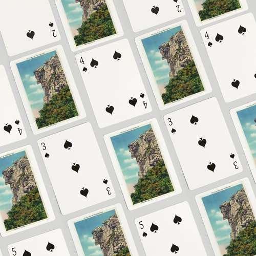 Lantern Press New Hampshire, Franconia Notch State Park View of The Old Man of The MTS (52 Playing Cards, Poker Size Card Deck with Jokers) 4
