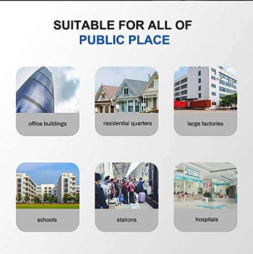 Automatic Infrared Thermometer with Hands-Free-Sanitizer – Advanced Technology – Automatic and Convenient Mechanism – Diagram Included – Power Saving – for Personal and Commercial Use 3