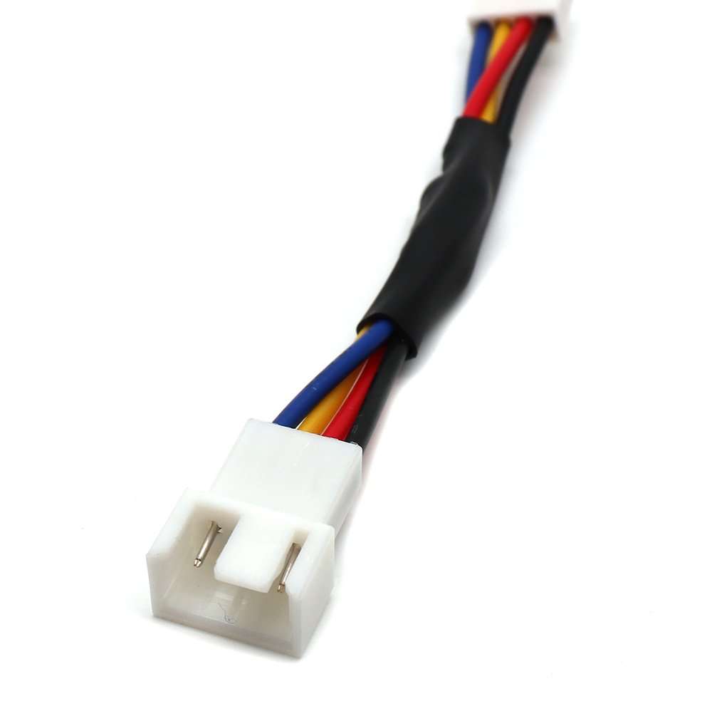 Xiaoyztan 4 Pin Male to Female CPU Fan Power Extension Cable Speed Reduce Resistor Pack of 10 2