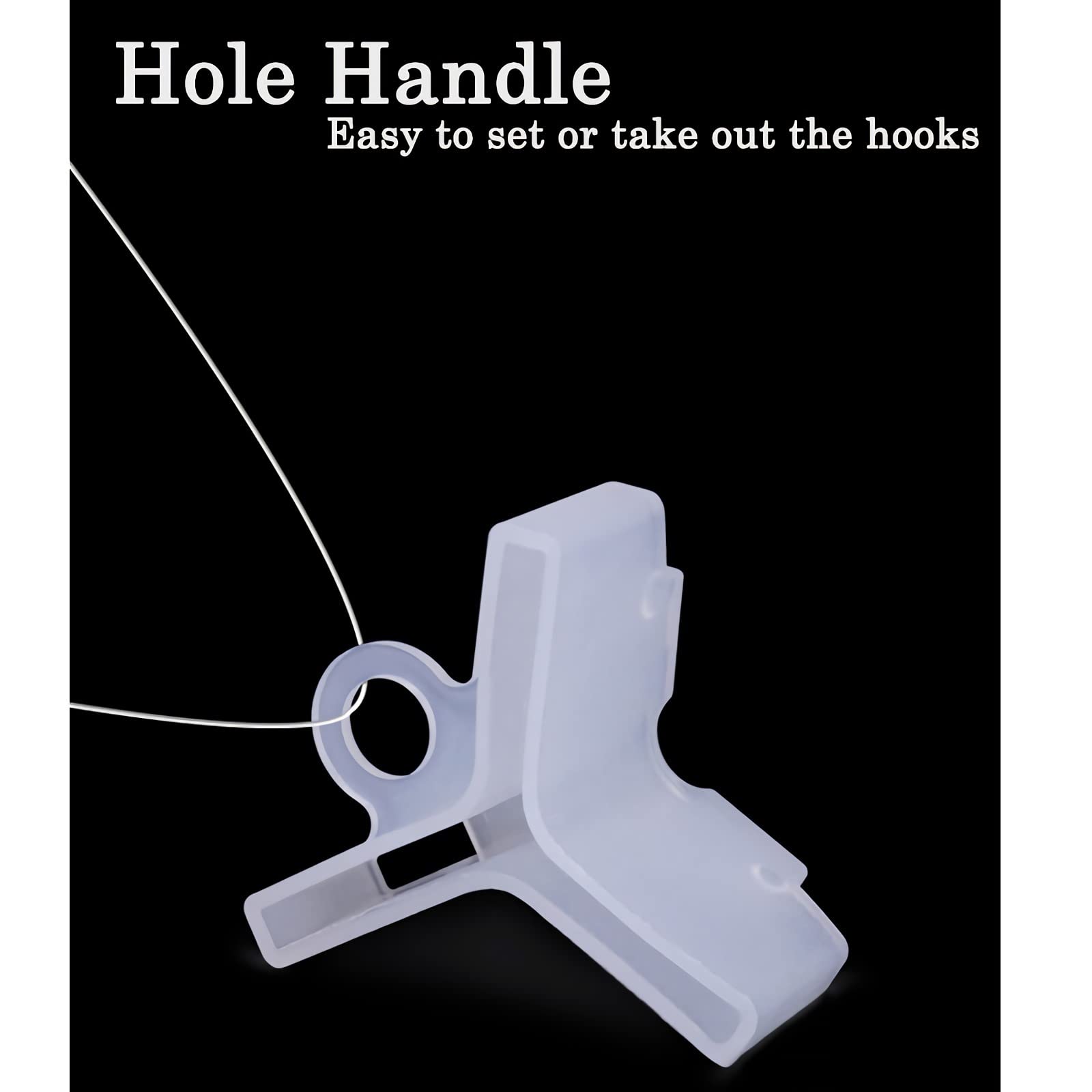 GaiRen 50 PCS Fishing Treble Hook Covers, Protector Bonnets for Fishing Lures 5Sizes 1# 2# 3# 4# 5# (White) 5