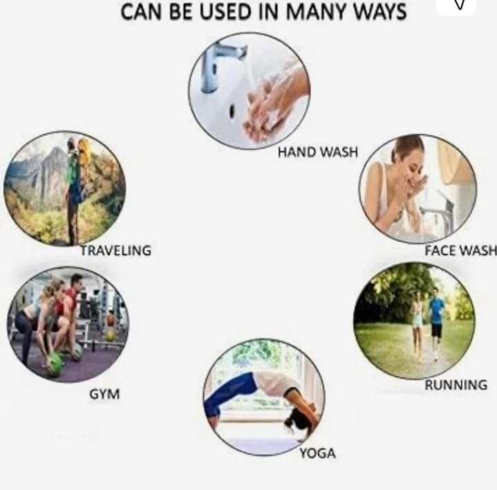 T TRENDY MART Microfiber Hand Towels, Designer Pattern, 400 GSM, Multicolour, Pack of 2 5