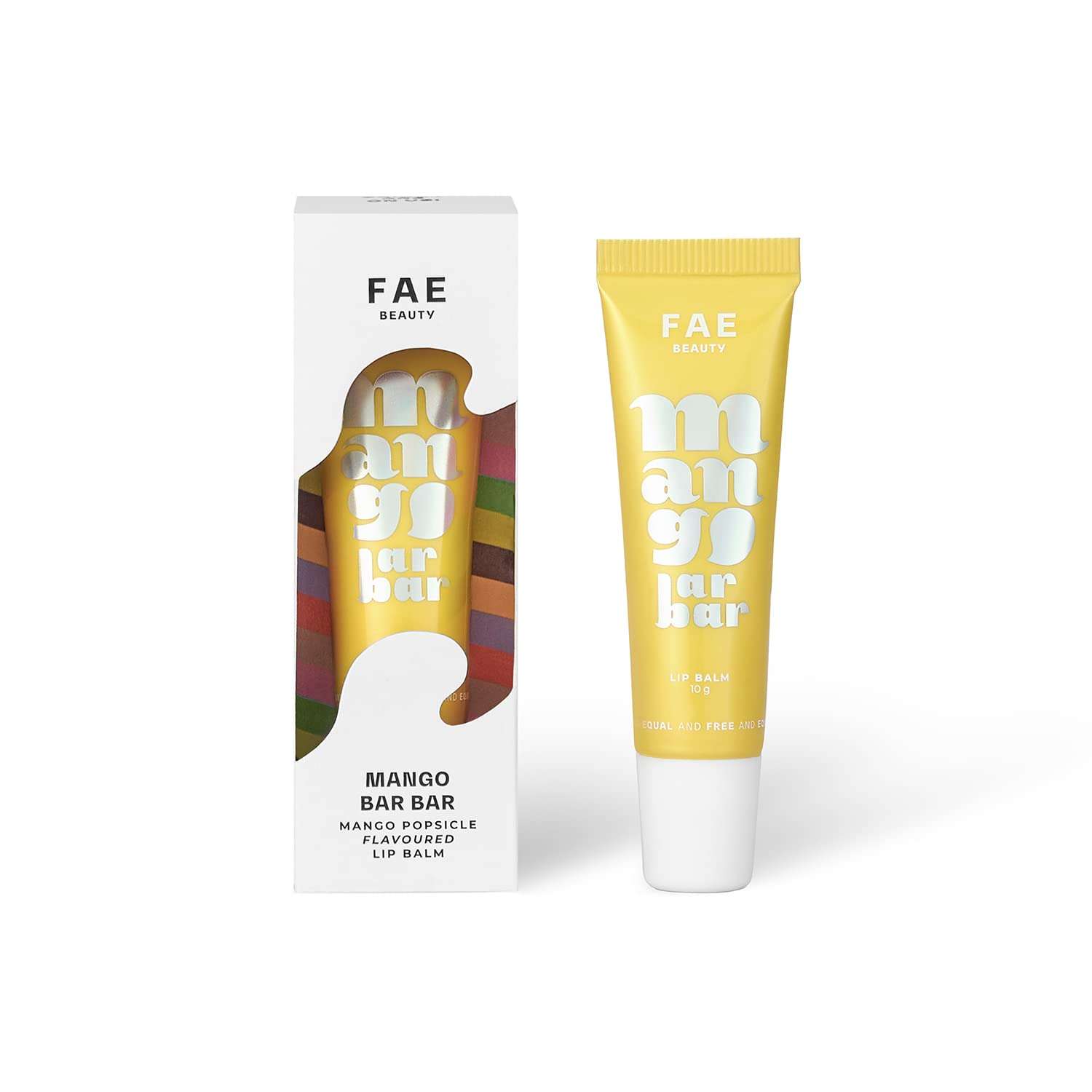 Fae Beauty Mango Lip Balm I Intensely Moisturizing I Spf 20+ | Hydrating and Nourishing Lip Balm I Enriched with Cocoa Seed Butter and Vitamin E ( 10gm) (Mango Bar Bar)