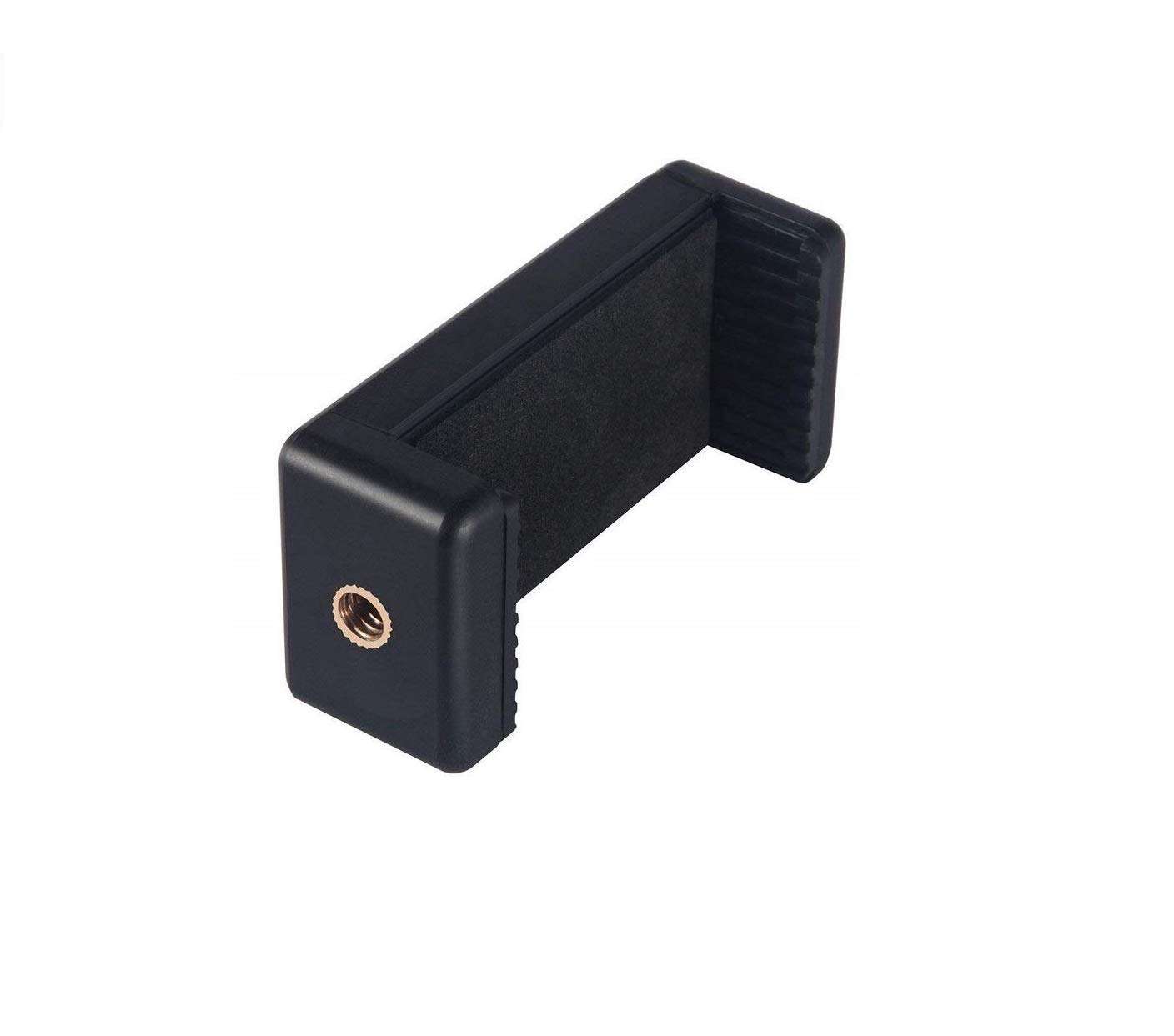 Systums Universal Monopod Holder Clip for Mobile Camera Holder and Tripod Mount Holder- Black 1