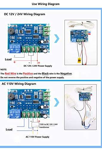 LM YN Digital Thermostat Module K-Type DC 24V -30℃ to 999℃ Temperature Controller Board Electronic, TEM Control Module Switch Red Digital Display 3