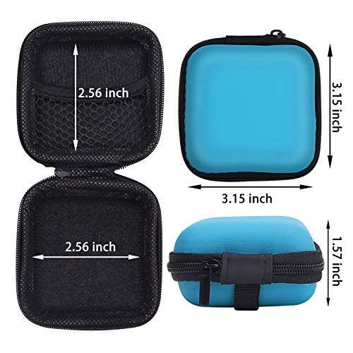 SUNMNS 6 Pieces Headphone Case Earphone Storage Bags Compatible with Earbuds, Sport Headphone 3