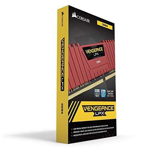 Corsair Vengeance LPX 16GB (2x8GB) DDR4 DRAM 2133MHz (PC4-17000) C13 Memory Kit - Red 5