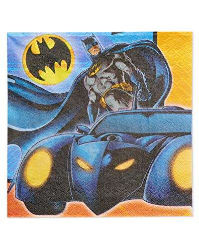 American Greetings Batman Party Supplies, Paper Lunch Napkins (48-Count) 1