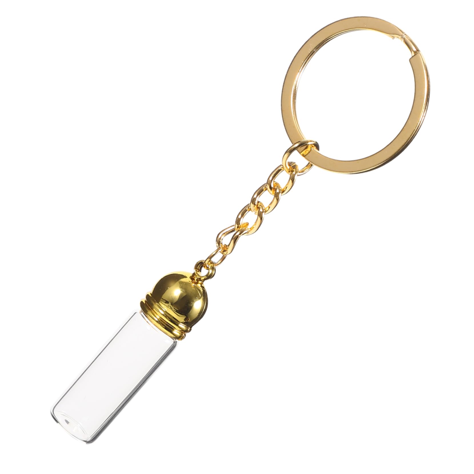 LIFKOME Glass Bottle Pendant Perfumes Key Fob Keychain Decor Perfume Bottles Empty Refillable Mini Perfume Refillable Bottle Keychain Pendant Travel Zinc Alloy Small Perfume Portable 1