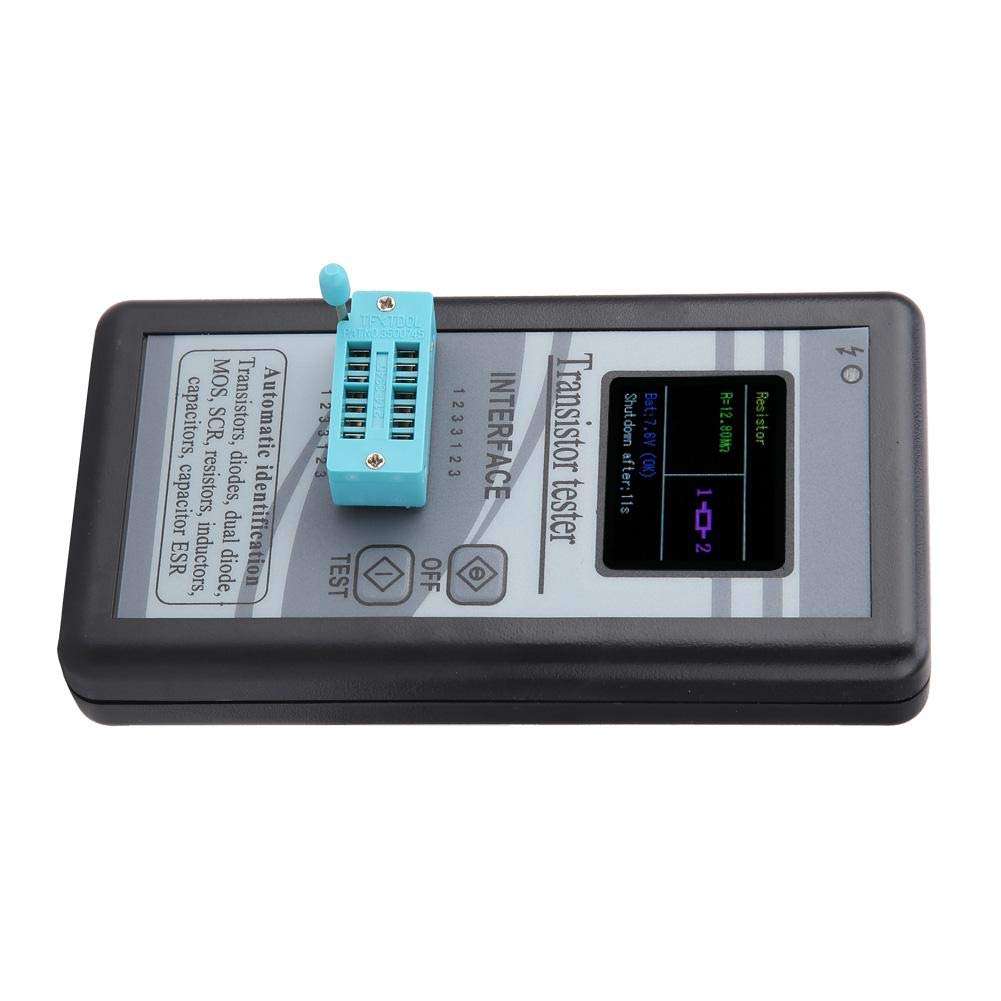 Digital Resistance Capacitance Electrical Transistor Tester 0.5Ω to 50MΩ Inductance Resistor Meter for Electrician 3