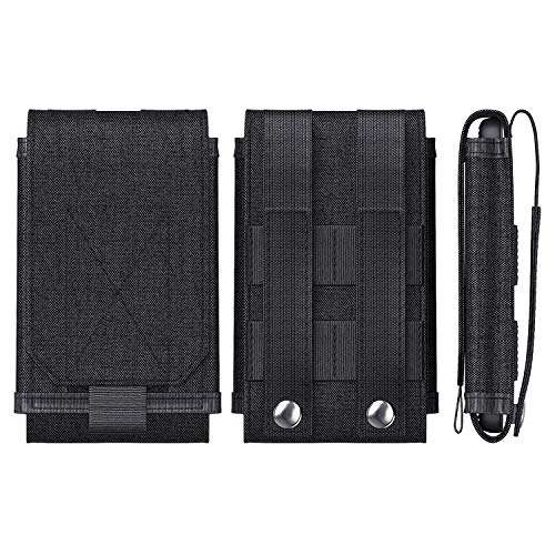 PiTau Belt Holster Designed for Galaxy S20+ Plus, XL Large Pouch Army Case Cover Belt Loop for Samsung Galaxy S20+/S20 Ultra 5G/S10+ S9+ S8+ Plus/Note 9/Note 8 (Fit w/Defender Battery Thick Case on) 2