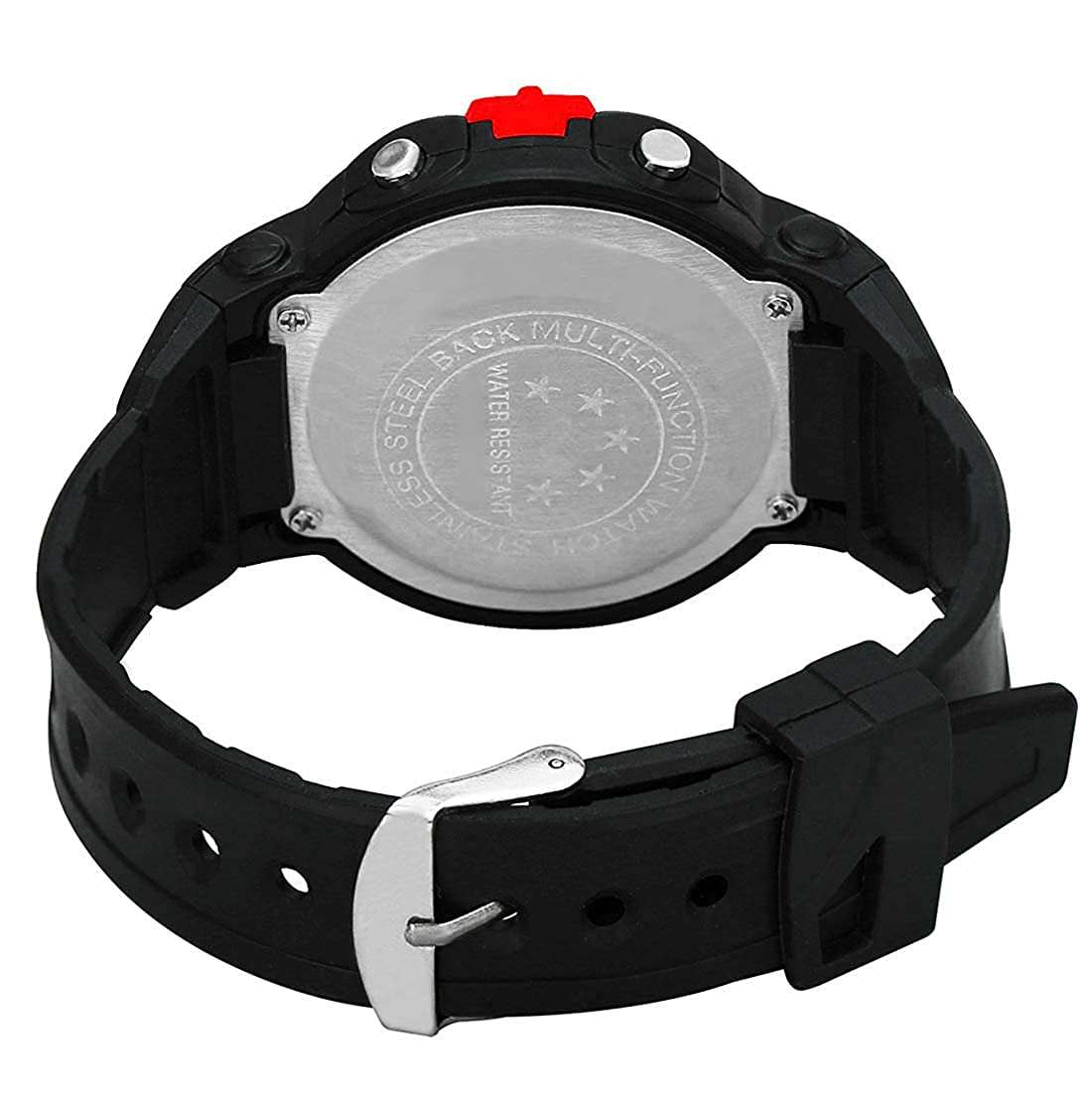 Time Up Digital Dial Water-Proof & LED Light Big Dial 3 Watches Combo for Kids (5-13 Years)-TYS-1811T-R (RED-Navy-Black) 3