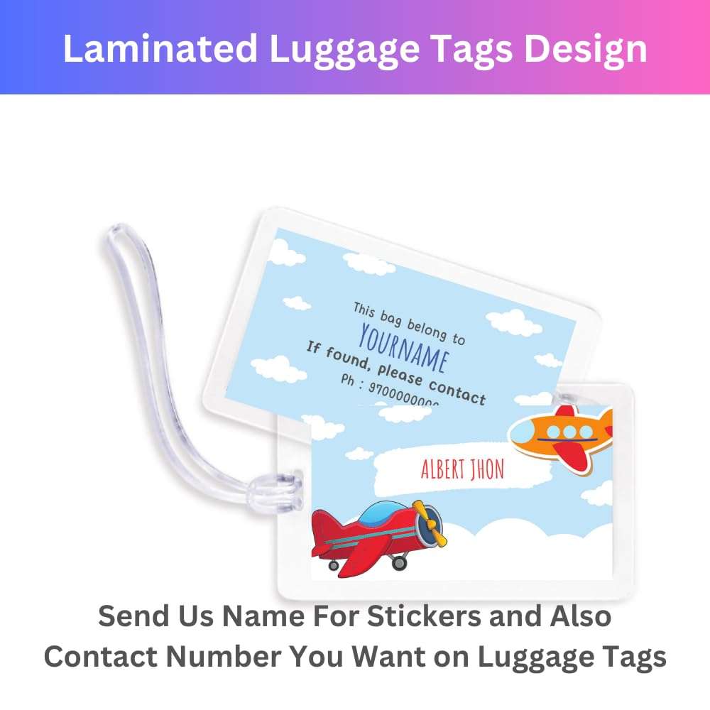 Yellow Nuts Personalized Name Stickers Kids Waterproof Water Bottle Lunch Box 72 Pcs School Bag Lugagge Tag Labels Notebooks Laptop Journals 5