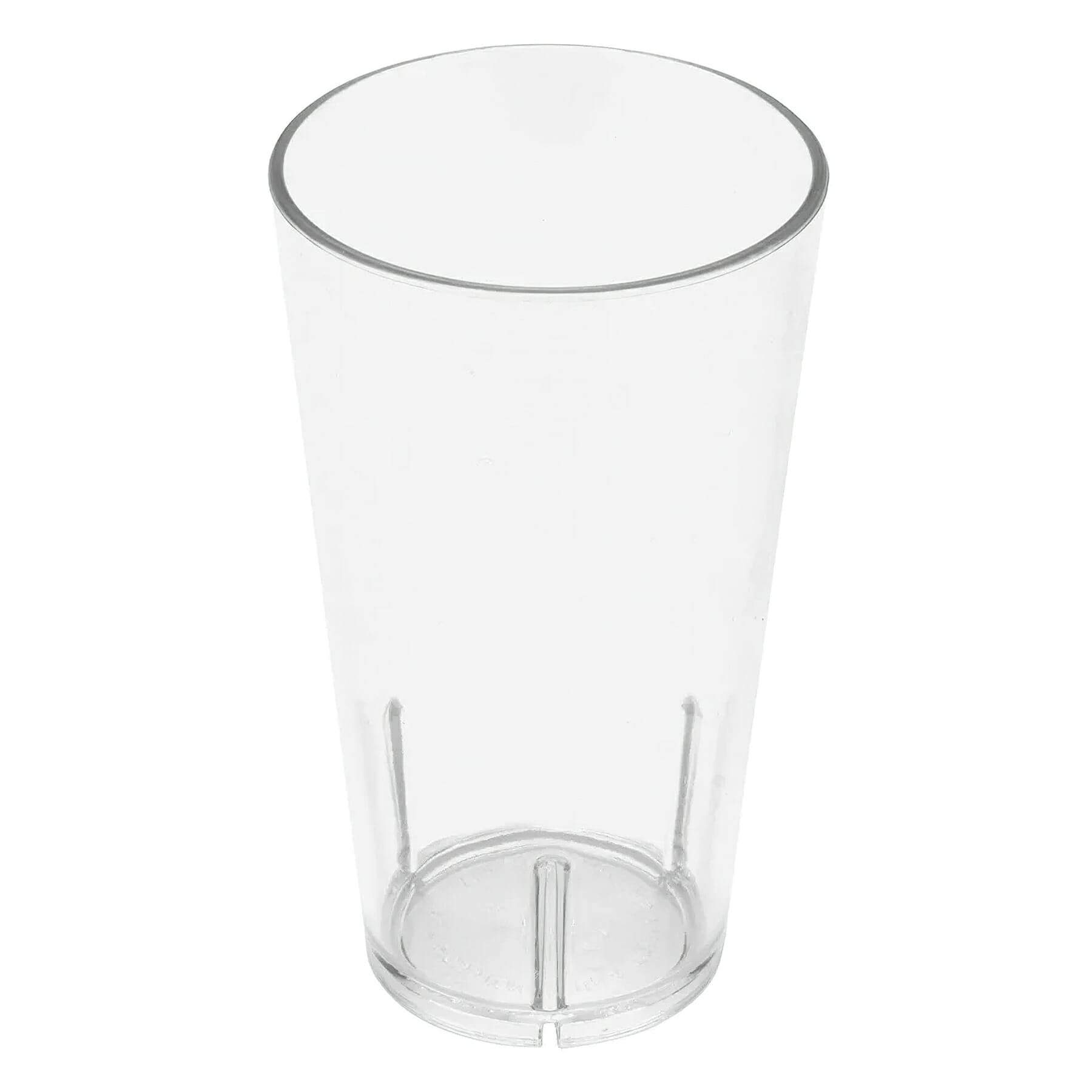 16 oz. 5.75" Clear Break Resistant Tall Cocktail Shaker Glasses, by GET S-15-1-CL-EC (Pack of 24) 1