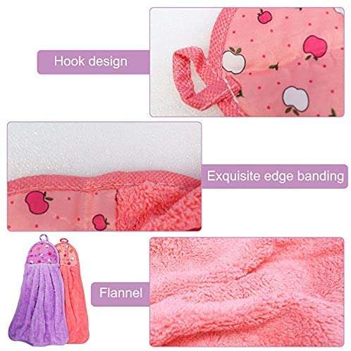 Hn'K Microfiber Hanging Towel for Wash Basin | Kitchen Towel Napkin| Bathroom Towels (Random Color Pack of-6) 5