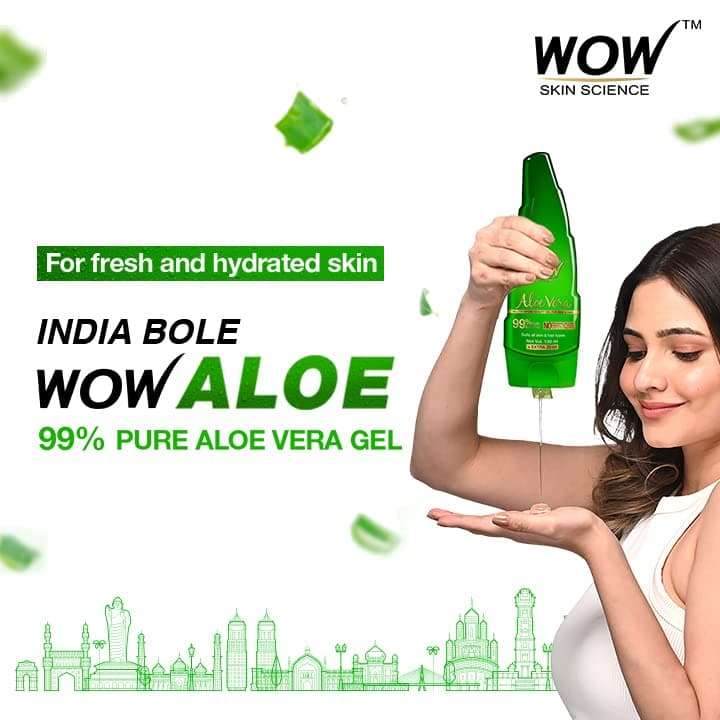WOW Skin Science 99% Pure Aloe Vera Gel for Face, Skin & Hair - 150ml | Ultimate Gel For Glowing Skin | For Both Men and Women 2