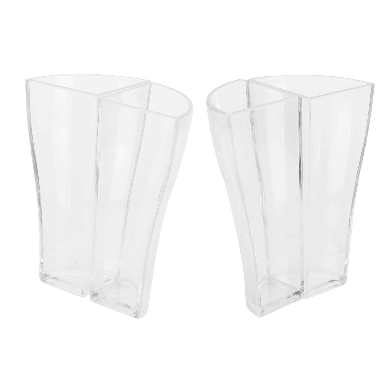 4 in 1 Beer Glass Cups, Transparent Acrylic Wine Glass, Easy Grip, for Bar Party Supplies (L 30cm / 11.8in) 5
