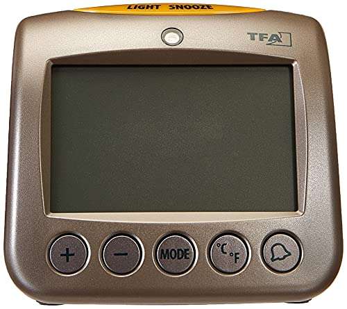 TFA Dostmann SONIO 60.2514 Radio-Controlled Alarm Clock with Temperature Display 2