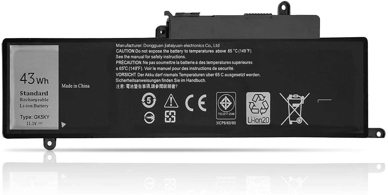 Binger New GK5KY Replacement Laptop Battery for for Dell Inspiron 13-7347 11-3147 13-7000 Type 6MT4T (11.1V 43Wh) 1