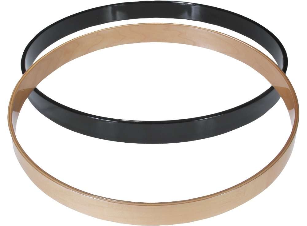 Gibraltar SC-20BK 20 Inch Maple Bass Drum Hoop Black 2
