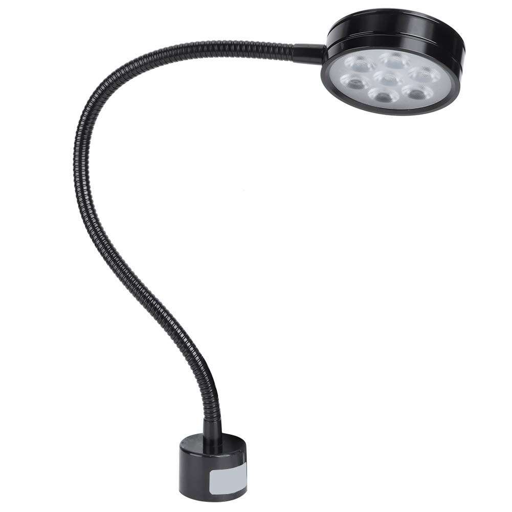Work Desk Light, Metal Material Gooseneck Lamp, Magnetic Flexible Light Drilling Machine Equipment for Punching Machine Car Repair Workshop 4