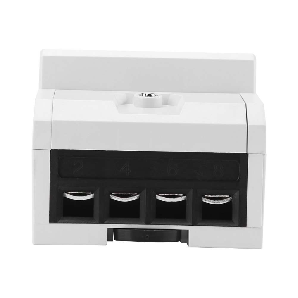 Digital Electric Meter DIN Rail Mount,3 Phase 4 Wire Kwh Electronic Energy Meter,50 Hz/60 Hz 3 x 20(80A) Multifunctional Usage Power 6