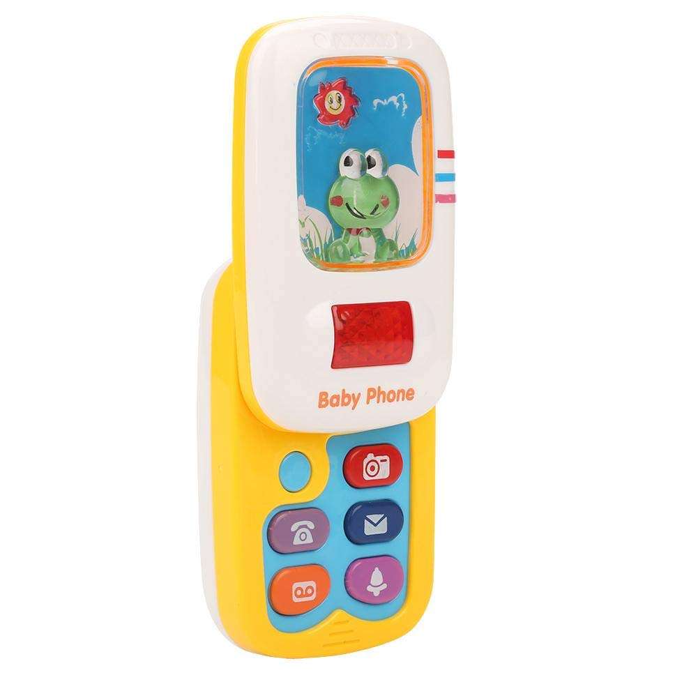 Naroote Mobile Phone Toy, Baby Kids Cute Simulation Cell Phone Musical Toy with Light Playful Learning Educational Toys -Products Quality Assurance 5