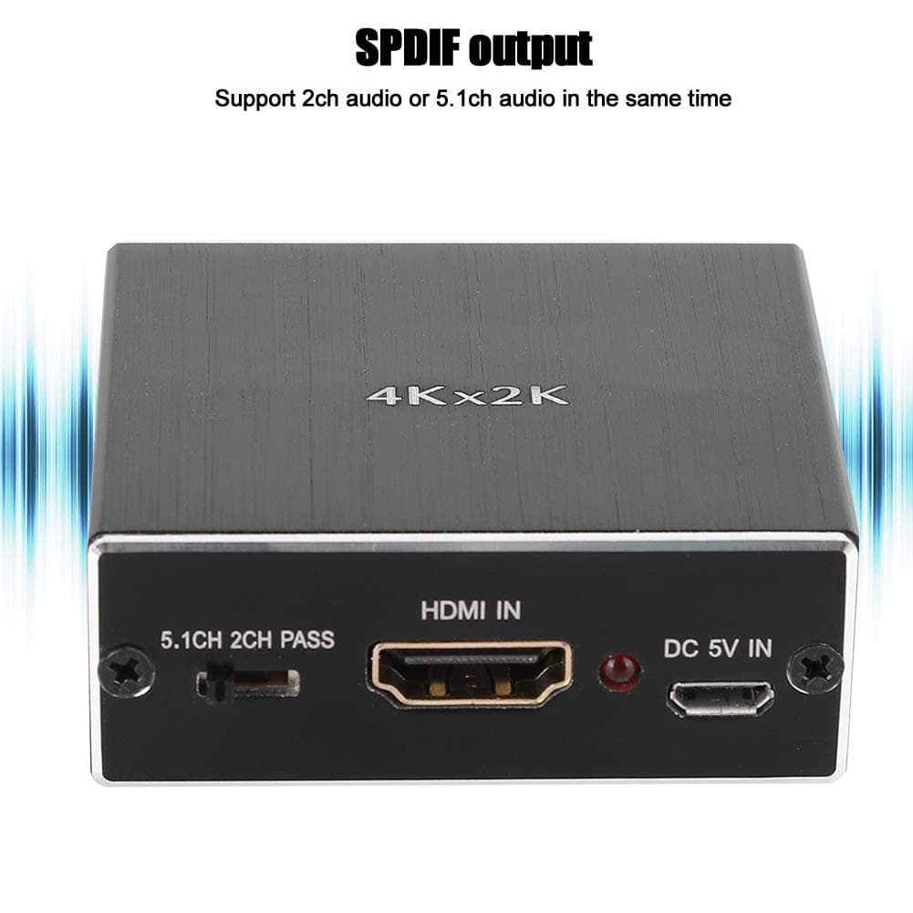Optical Converter Audio Decoder HDMI Splitter Professional Video Sperator Optic Audio Converter HDMI 4K for Toslink SPDIF 4K x 2K 3D 4