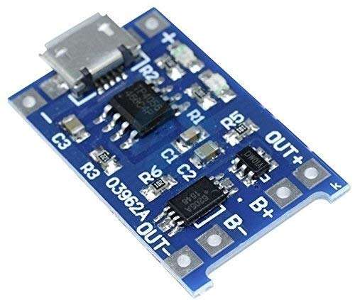 Stookin USB 5V 1A 18650 TP4056 Lithium Battery Charging Module Board with Protection 1