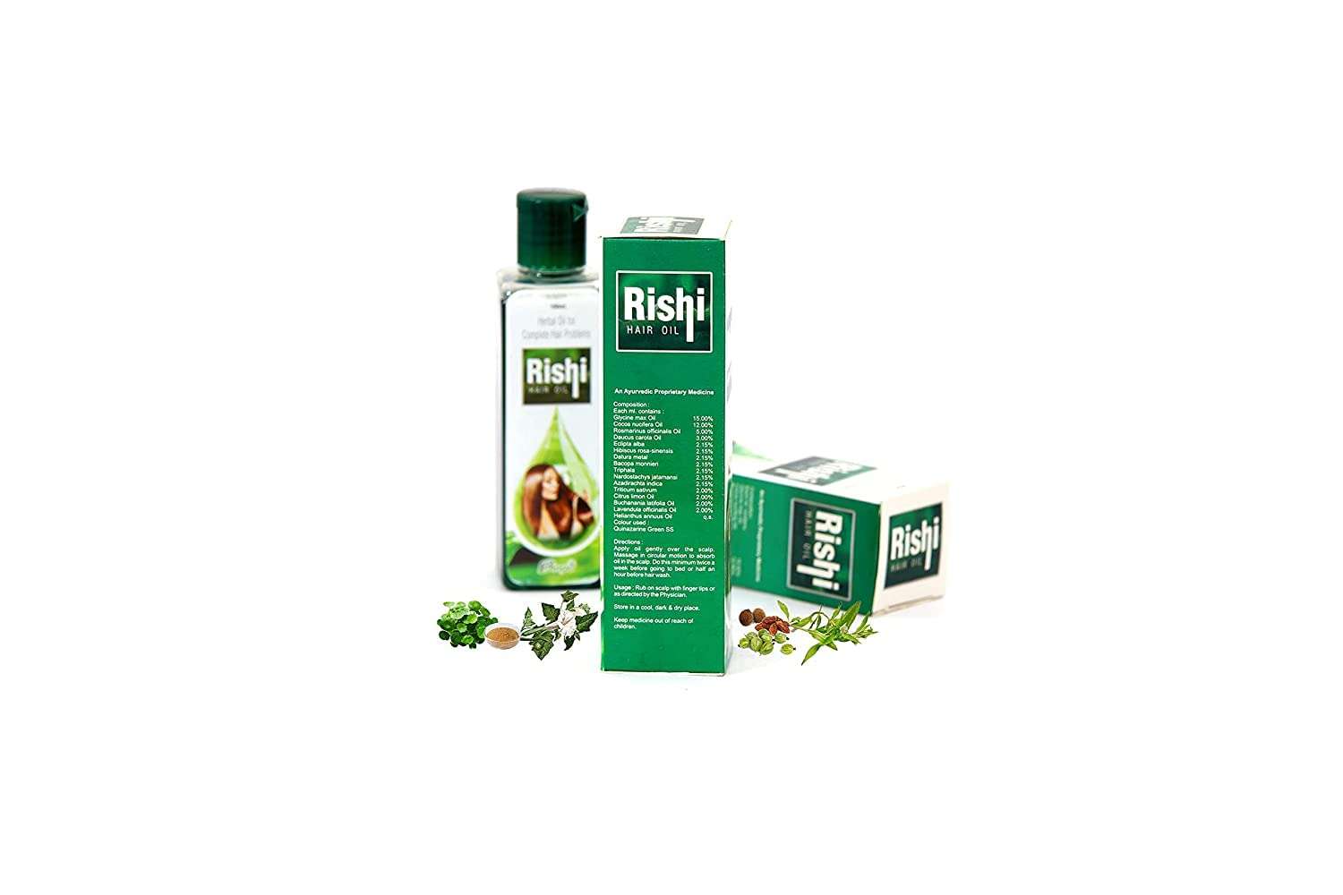 NID AYURVEDA Rishi Hair Oil 100ML 4