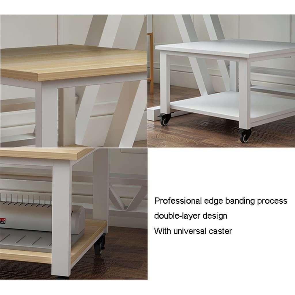 FHSRAEIP Printer Stand Small 3D Printer with 4-Wheel Stand for Printer Stand Under The Printer Table for Easy Moving Printer Stand Super Load-Bearing Stand Pr 5