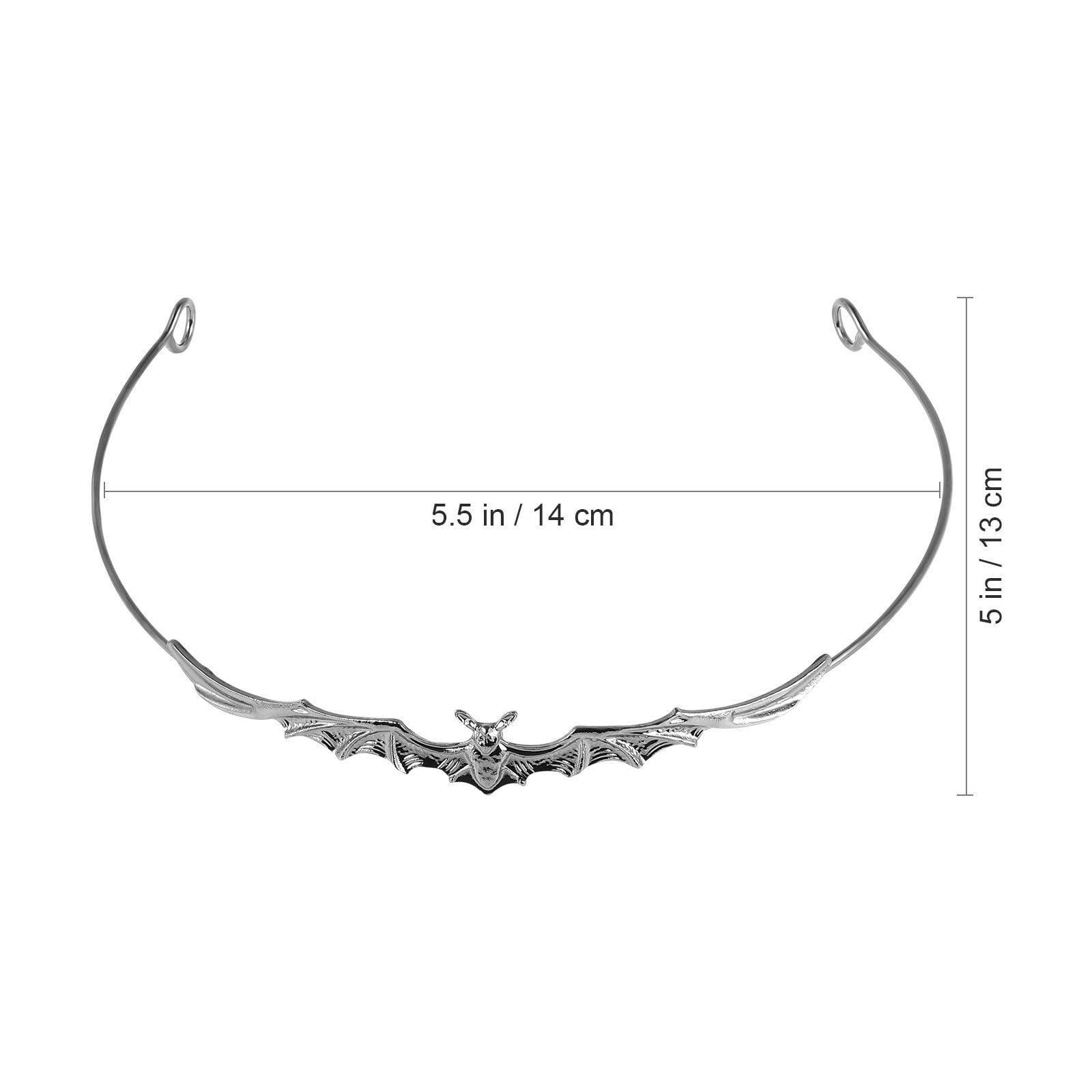 FOMIYES Vampire Headpiece Bat Design Headband Bat Headband Fascinator Anime Halloween Costume Accessory Wedding Headpiece for Party Banquet Wedding Black Halloween Headband Bat Ears Headband Adults 4