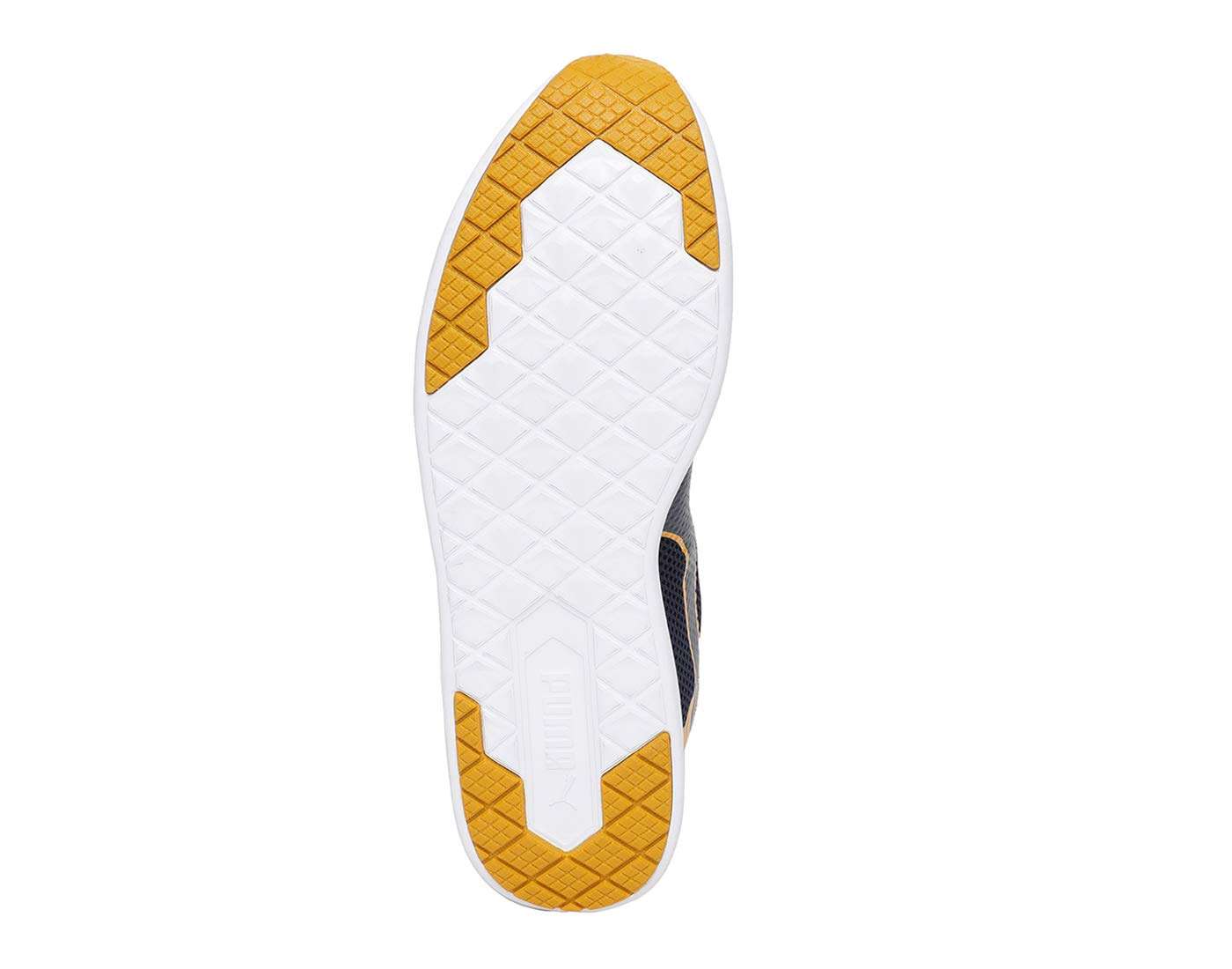 PUMA Men Bolt X IDP Peacoat-Sunflower White Sneakers-10UK (4060979659193) 5