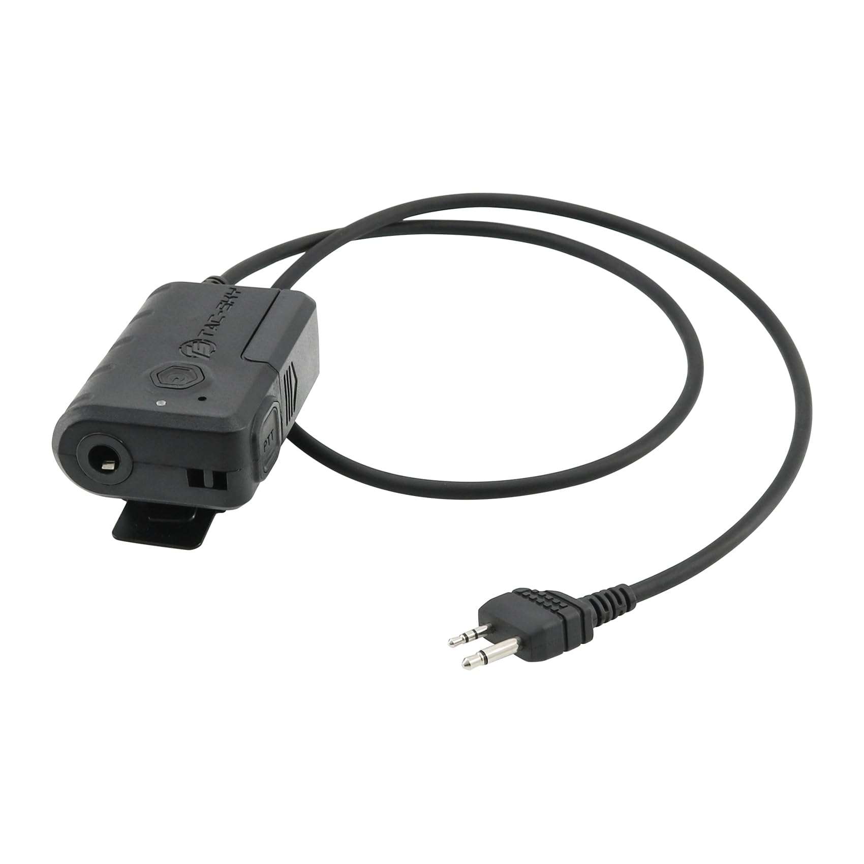 TACGZGJSM 2pin Extension Cable PTT for Midland Radio, 7.0mm Plug（Black） 5