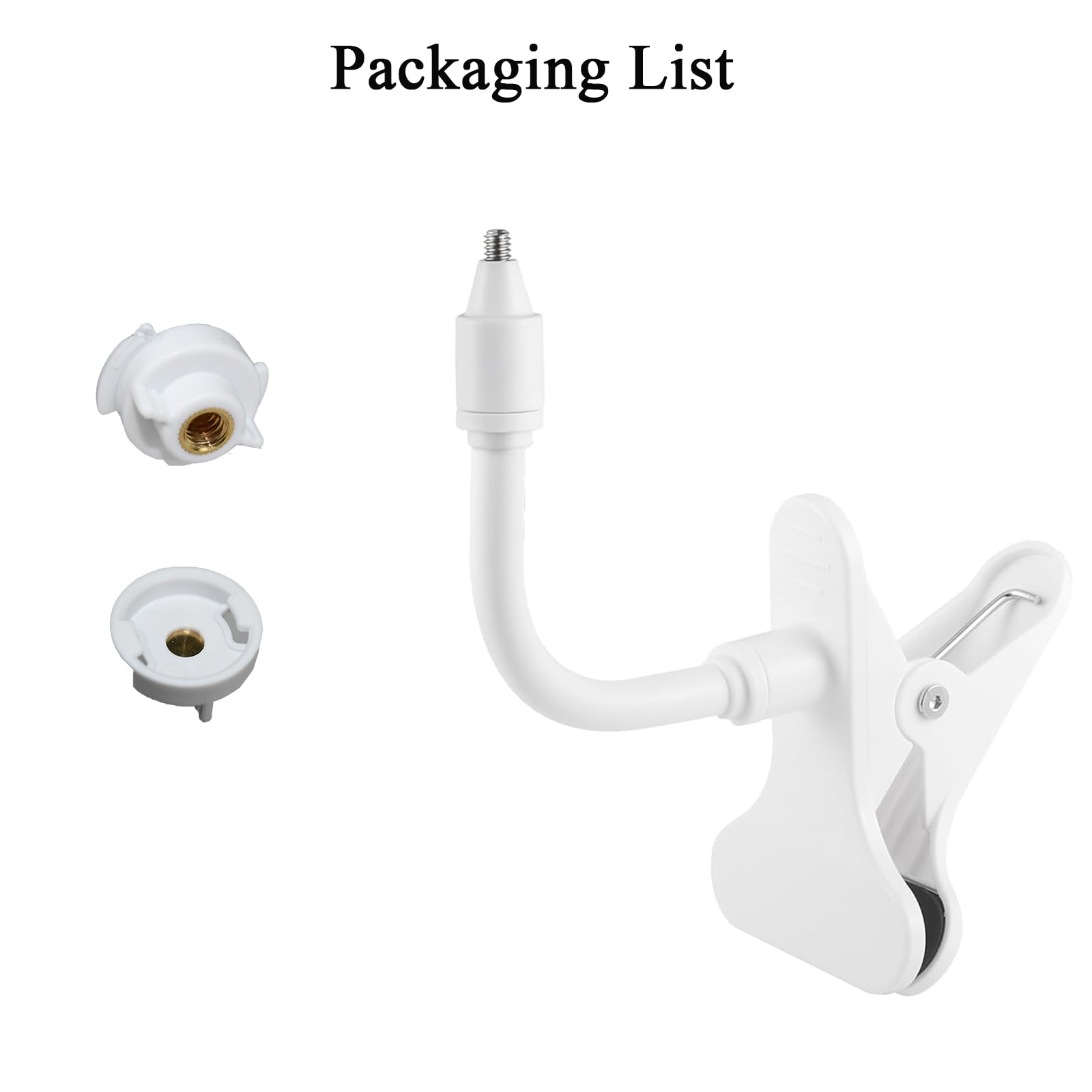 Flexible Baby Monitor Mount Compatible with HelloBaby HB6550/HB65/HB6558/HB66/HB248,ANMEATE SM935E/SM650,Baby Camera Mount,Baby Monitor Clip Mount Without Tools or Wall Damage 6