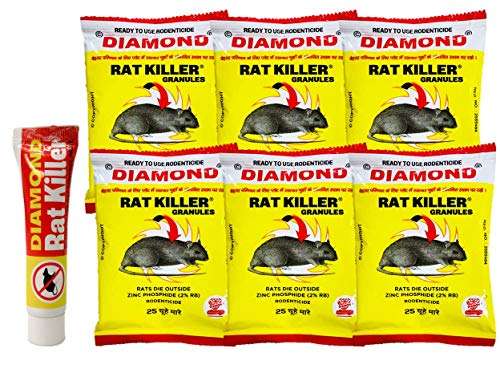 DIAMOND RAT Granules And Paste Rodent Control 300 g and 15 g 1