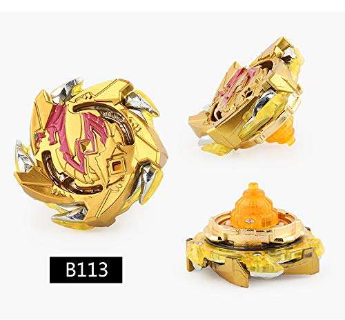 Bay Burst Master Fusion Grip Gyro, 4X High Performance Tops Attack Set with Launcher and Stadium Fusion Set 4 in 1 4