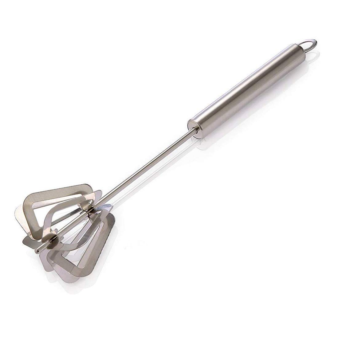 APPLE MIXI Stainless Steel Hand Blender Mixer, Froth Whisker, Latte Maker for Milk, Coffee, Egg Beater.2025(01)