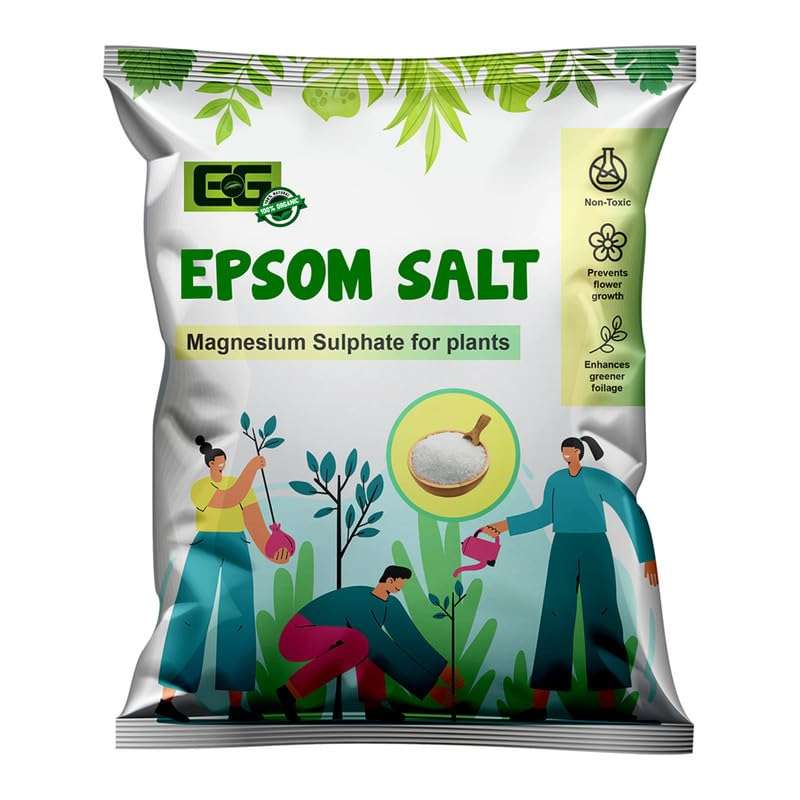 Elamgreen Epsom Salt For Plants 5kg magnesium sulphate Fruit and flower fertilizer vegetable fertilizer 1
