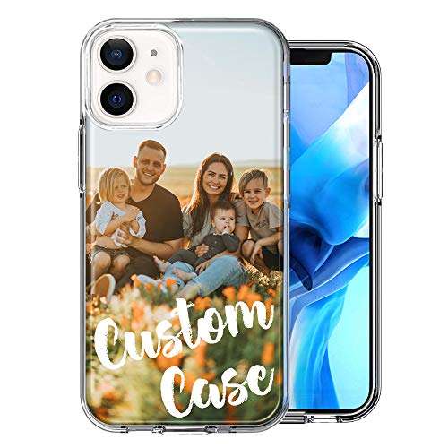Personalized Dual Layered Photo Phone case for Apple iPhone 12 Mini 5.4"- Create Your Own Custom Case 1