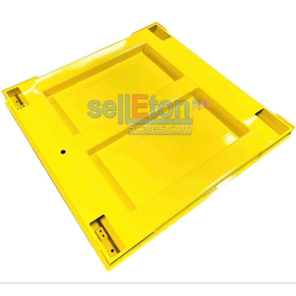 SellEton SL-700-5x5-NN 60" x 60" (5' x 5') Floor Scale/Pallet Size with Indicator (Yellow, 60" x 60" (10,000 lb x 1 lb)) 2