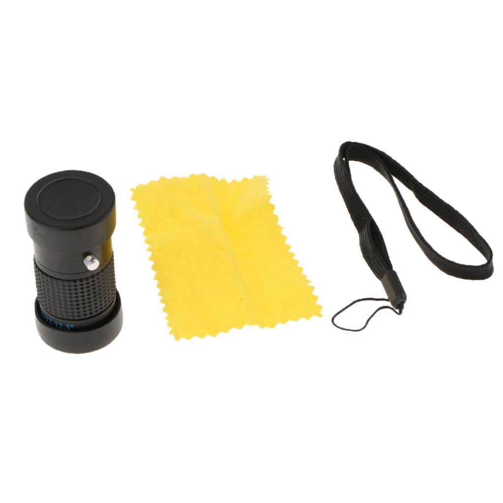 VMS INDIA Mini Extra Short Focus 4x12 Monocular Typoscope Microscope Kits Black 4