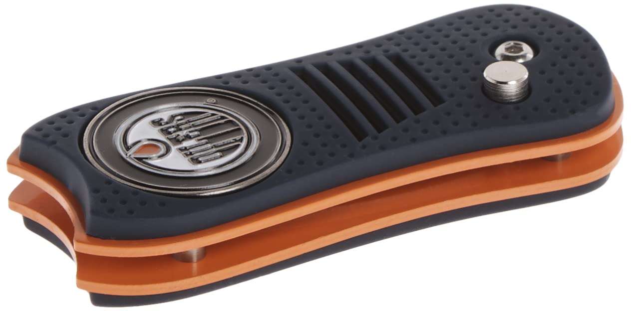 Team Golf NHL Edmonton Oilers Retractable Divot Tool with Double-Sided Magnetic Ball Marker, Features Patented Single Prong Design, Causes Less Damage to Greens 4