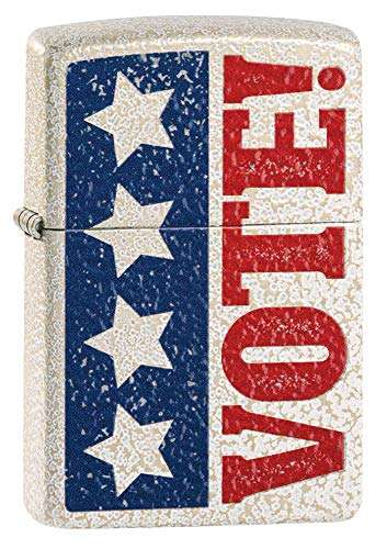 Zippo Vote Design Mercury Glass Pocket Lighter, One Size