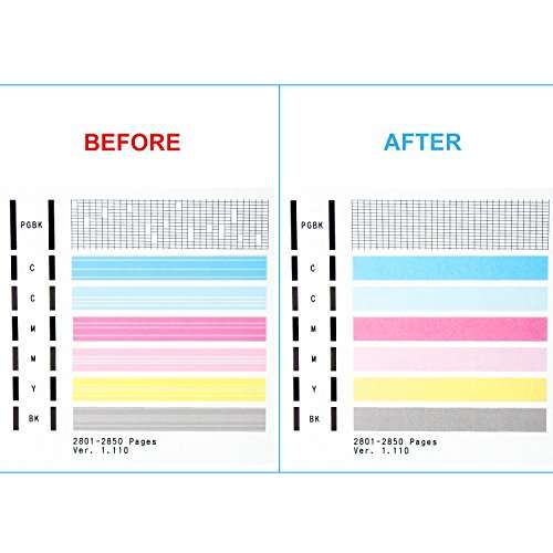 TBTeek Inkjet Print Head Cleaner for 902 564XL Ink Cartridges Work with Officejet 6950 6954 6962 6960 6961 6515 6512 Photosmart C410A D7560 Printer Cleaning Kit - 100 ml 6