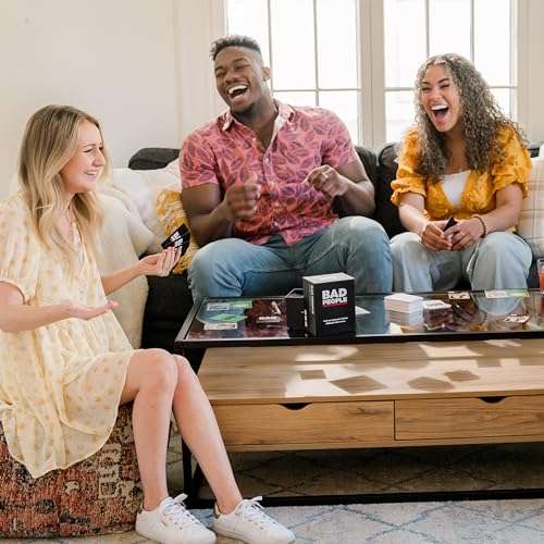 BAD PEOPLE Party Game - Find Out What Your Friends Really Think of You - Hilarious Adult Card Game for White Elephant Parties, Stocking Stuffers and Board Games Night with Friends 2