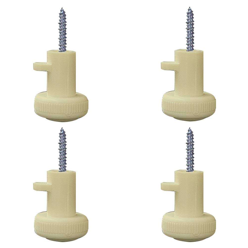 jinyatu Frameless Folding Balcony Window Handle,Lock Push Pull Hand Glass Window Small Handle, Anti-Theft Knob Buckle doorknob 4 pcs 1