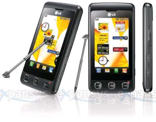 LG KP500 Cookie Unlocked Phone with 3.2 MP Camera and Digital Media Player--International Version (Black), No-Warranty