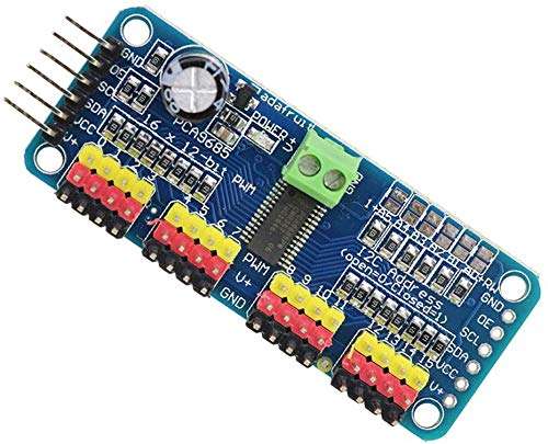 REES52 3pcs 16 Channel PWM Servo Motor Driver PCA9685 IIC Module 12-Bit for Arduino Robot or Raspberry pi 5